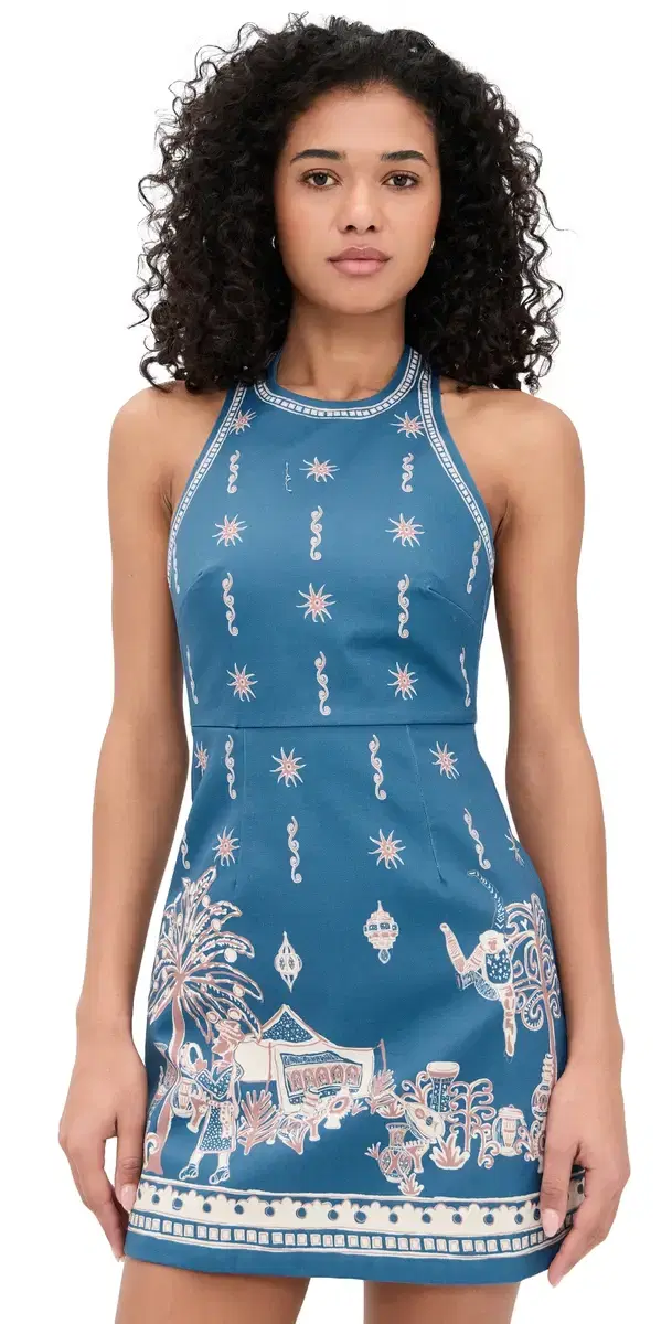 Acacia Mini Dress Blue