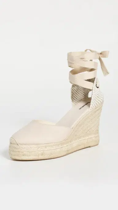 Soludos Platform Wedge Espadrilles Ivory 8 | Thumbnail 2