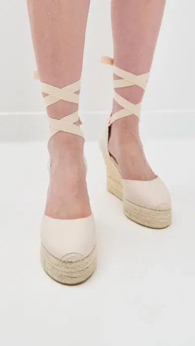 Soludos Platform Wedge Espadrilles Ivory 8 | Thumbnail 3