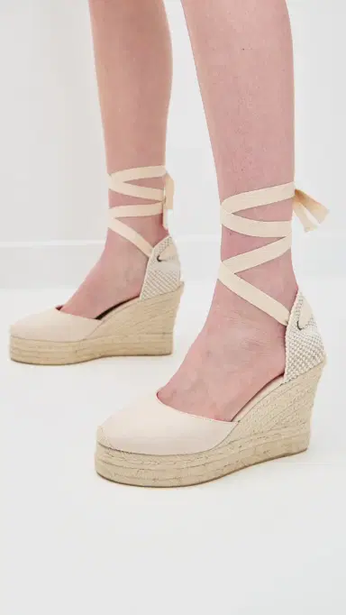 Soludos Platform Wedge Espadrilles Ivory 8 | Thumbnail 5