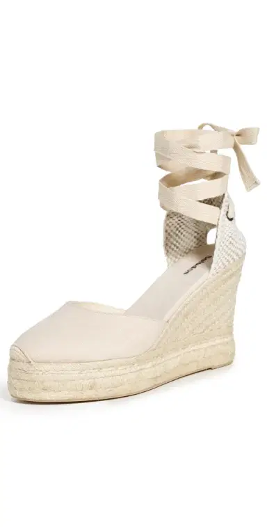 Soludos Platform Wedge Espadrilles Ivory 8 | Thumbnail 1
