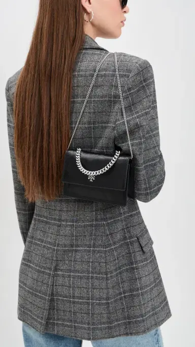 Tory Burch Kira Deconstructed Mini Top Handle Chain Wallet | Thumbnail 3 Tory Burch Kira Deconstructed Mini Top Handle Chain Wallet | Thumbnail 3