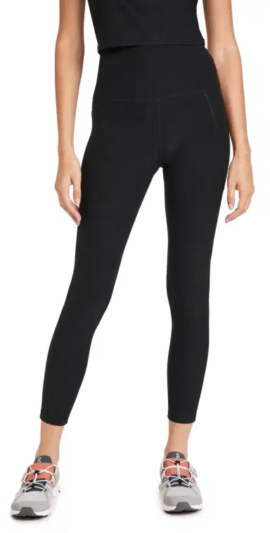 Beyond Yoga Spacedye Out Of Pocket High Waisted Midi 7/8 Leggings Darkest Night L | Thumbnail 1 Beyond Yoga Spacedye Out Of Pocket High Waisted Midi 7/8 Leggings Darkest Night L | Thumbnail 1