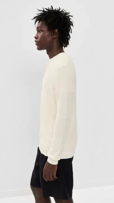 Faherty Sunwashed Crewneck Sweater White hell | Thumbnail 4