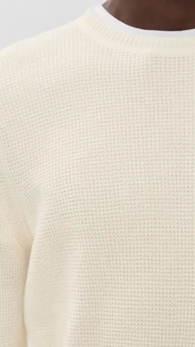 Faherty Sunwashed Crewneck Sweater White hell | Thumbnail 6