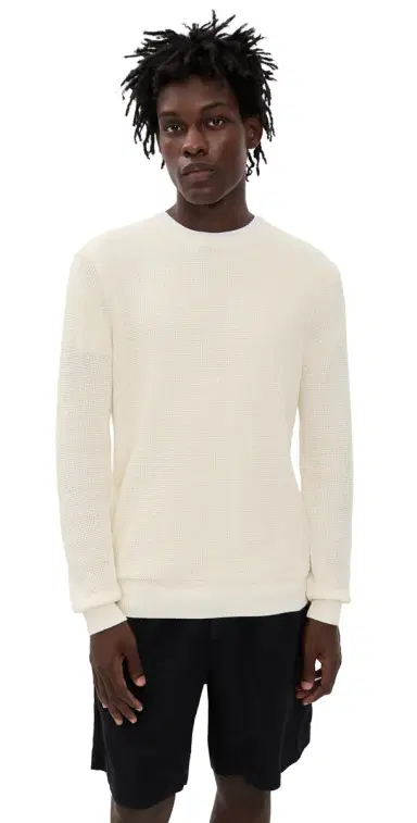 Faherty Sunwashed Crewneck Sweater White hell | Thumbnail 1