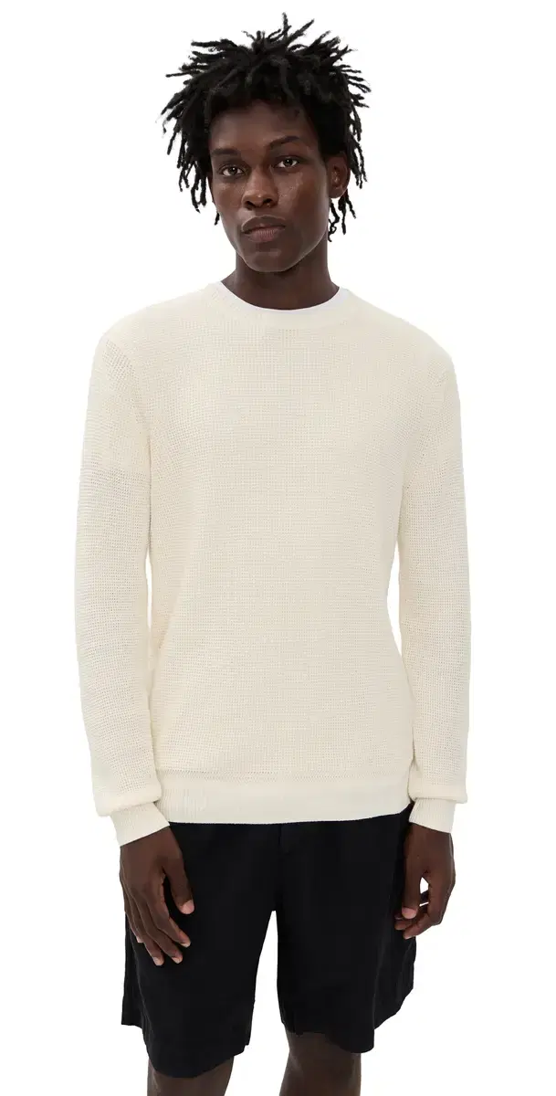 Faherty unwashed Crewneck weater White hell