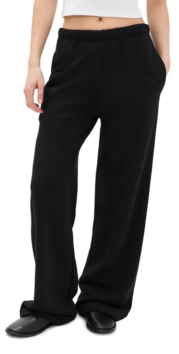 Oversized Wide Leg weatpants Black