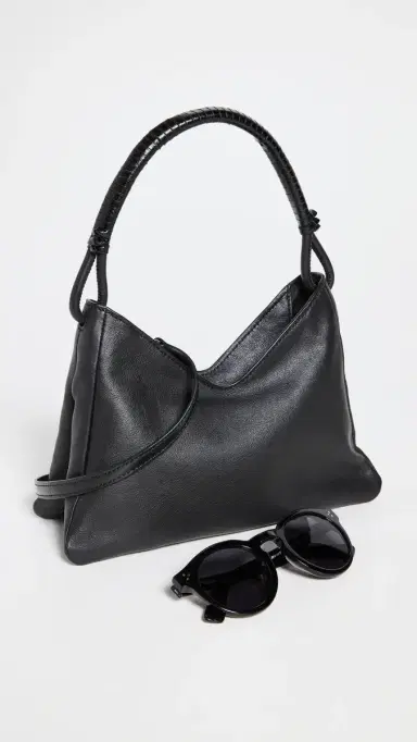 Staud Valerie Shoulder Bag Black One Size | Thumbnail 4 Staud Valerie Shoulder Bag Black One Size | Thumbnail 4