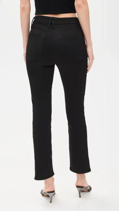 Good American Good Legs Straight Jeans Black001 | Thumbnail 3 Good American Good Legs Straight Jeans Black001 | Thumbnail 3