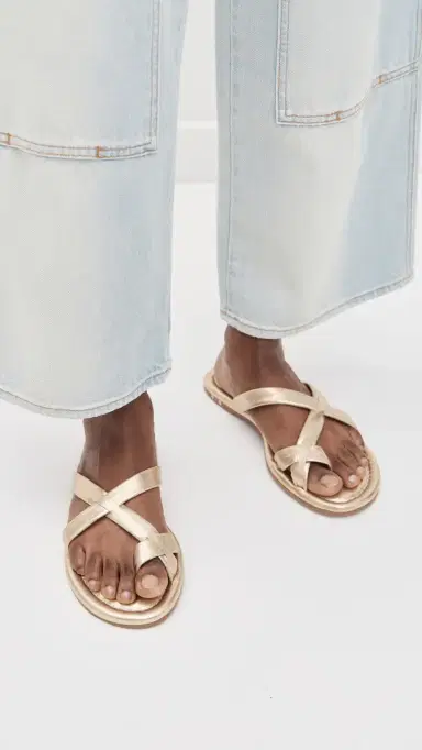 beek Sungem Sandals Gold 9 | Thumbnail 3