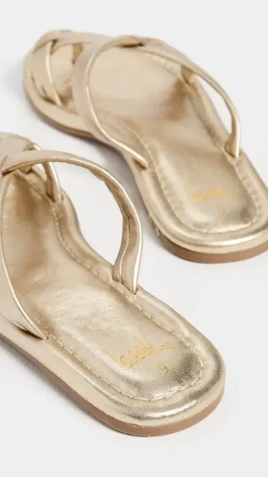 beek Sungem Sandals Gold 9 | Thumbnail 4