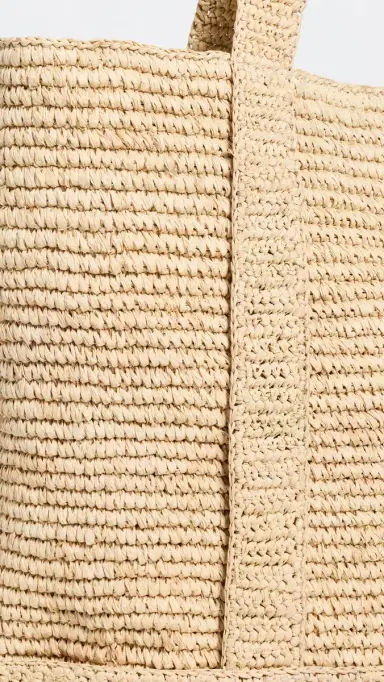 Hat Attack The Original Straw Traveler Tote Natural One Size | Thumbnail 5 Hat Attack The Original Straw Traveler Tote Natural One Size | Thumbnail 5