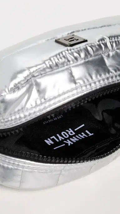 Think Royln Touch-Up Carry All Essentials Cosmetic Bag Pearl | Thumbnail 6