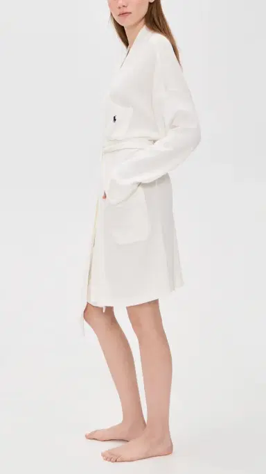 Polo Ralph Lauren Waffle Robe Ecru | Thumbnail 4