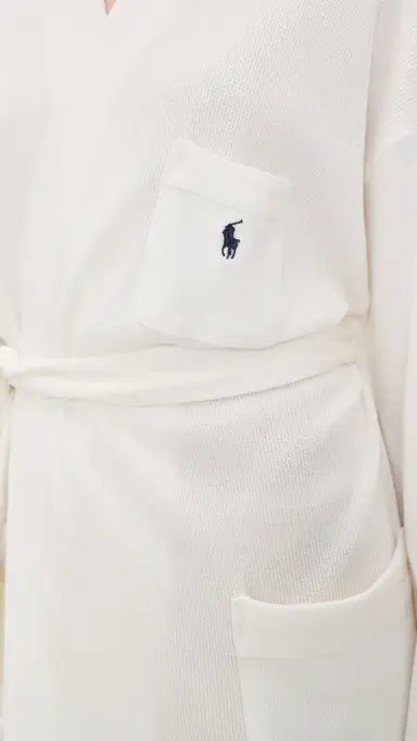 Polo Ralph Lauren Waffle Robe Ecru | Thumbnail 6