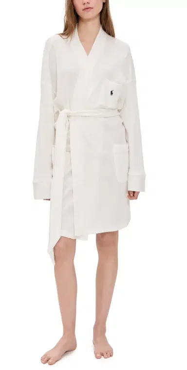Polo Ralph Lauren Waffle Robe Ecru | Thumbnail 1