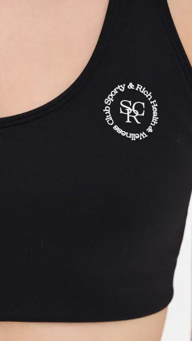 Sporty & Rich SRHWC Sports Bra Black | Thumbnail 6