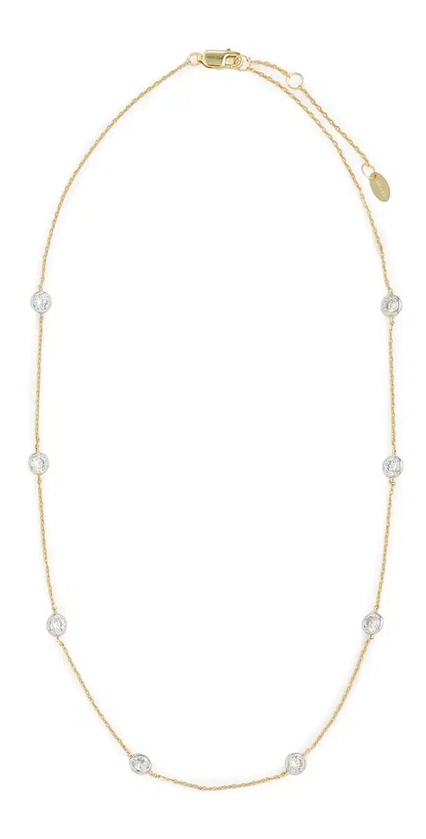 SHASHI Emily Two Toned Necklace Gold/Silver One Size