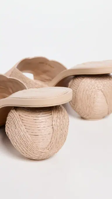 Cult Gaia Noor Sandals Natural | Thumbnail 4 Cult Gaia Noor Sandals Natural | Thumbnail 4
