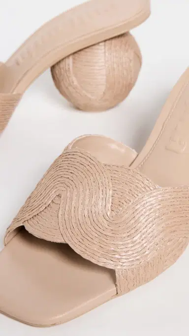 Cult Gaia Noor Sandals Natural | Thumbnail 6 Cult Gaia Noor Sandals Natural | Thumbnail 6