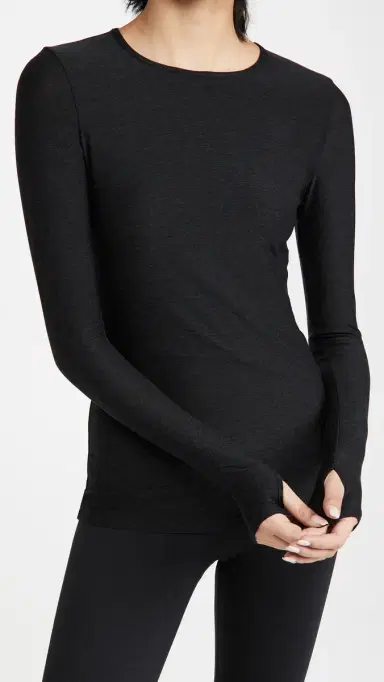 Beyond Yoga Classic Crew Pullover Darkest Night M | Thumbnail 2