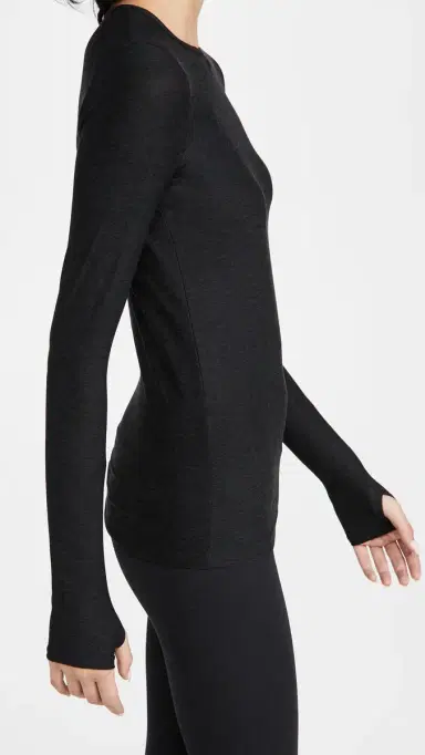 Beyond Yoga Classic Crew Pullover Darkest Night M | Thumbnail 4