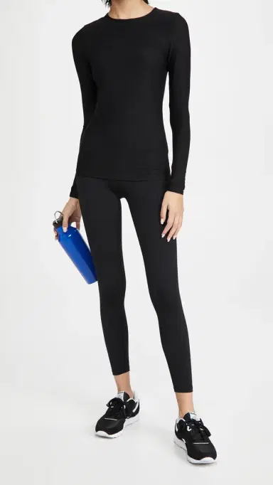 Beyond Yoga Classic Crew Pullover Darkest Night M | Thumbnail 5
