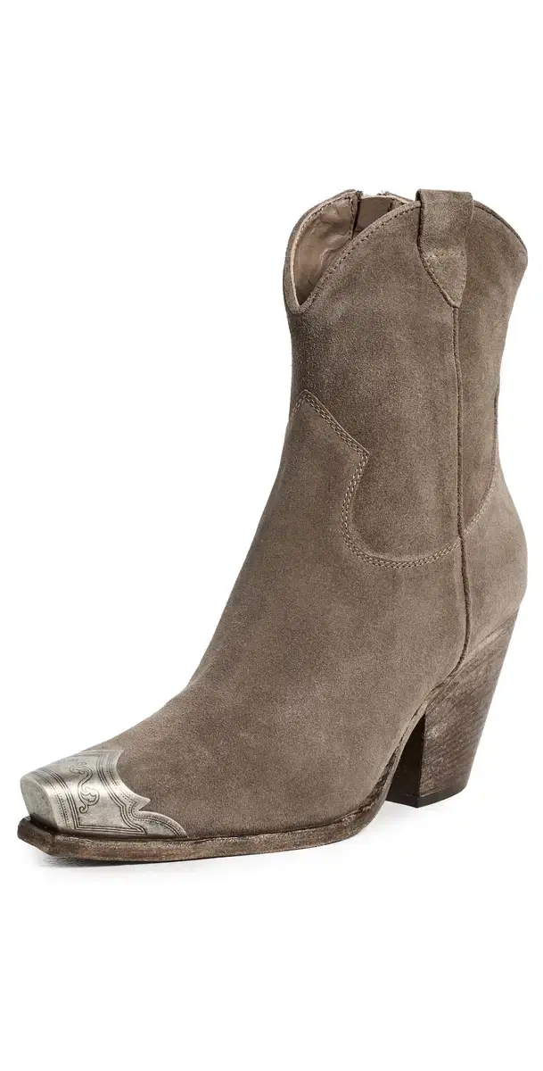Brayden Western Boots Taupe Suede