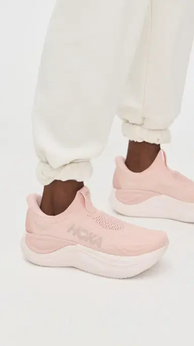Hoka Skyward Laceless Sneakers Rose Latte/Rose Cream 8 | Thumbnail 3
