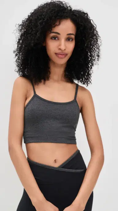 Strut This The Winnie Tank Charcoal Heather | Thumbnail 2