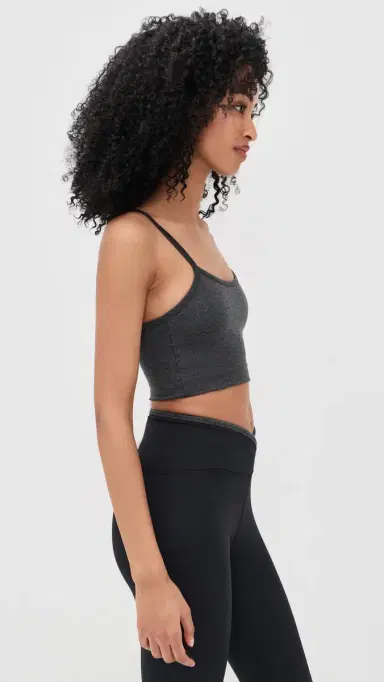 Strut This The Winnie Tank Charcoal Heather | Thumbnail 4