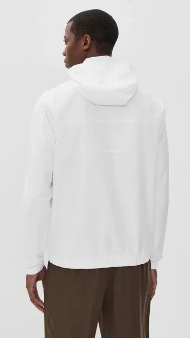 Lacoste Lightweight Performance Zip Jacket Blanc | Thumbnail 3 Lacoste Lightweight Performance Zip Jacket Blanc | Thumbnail 3