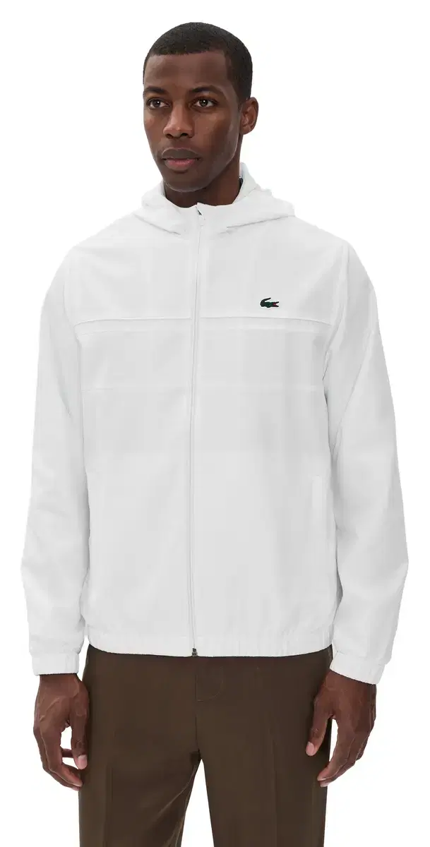 ightweight Performance Zip Jacket Blanc
