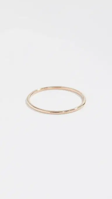 Zoë Chicco 14k Gold Thin Band Ring Yellow Gold 6 | Thumbnail 2