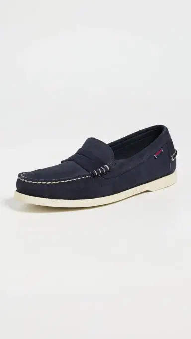 Sebago Dan Boat Roughout Loafers Blue Universe | Thumbnail 2