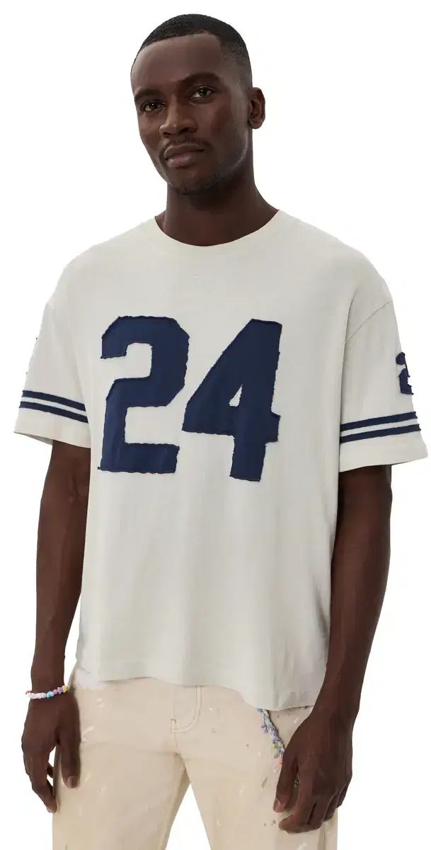 Uniform 24 Boxy Tee Egg White Jersey