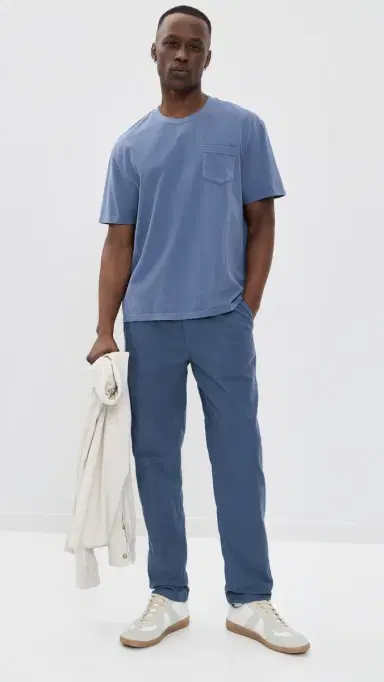 Marine Layer Saturday Stretch Beach Pants French Blue | Thumbnail 5 Marine Layer Saturday Stretch Beach Pants French Blue | Thumbnail 5