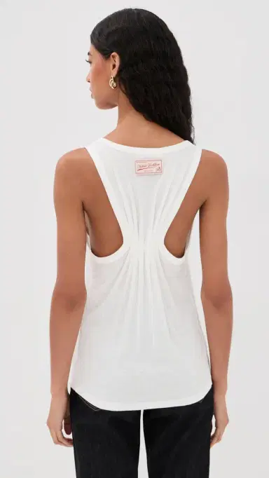 Victoria Beckham Split Tank Top White | Thumbnail 3 Victoria Beckham Split Tank Top White | Thumbnail 3