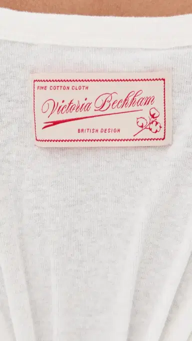 Victoria Beckham Split Tank Top White | Thumbnail 6 Victoria Beckham Split Tank Top White | Thumbnail 6