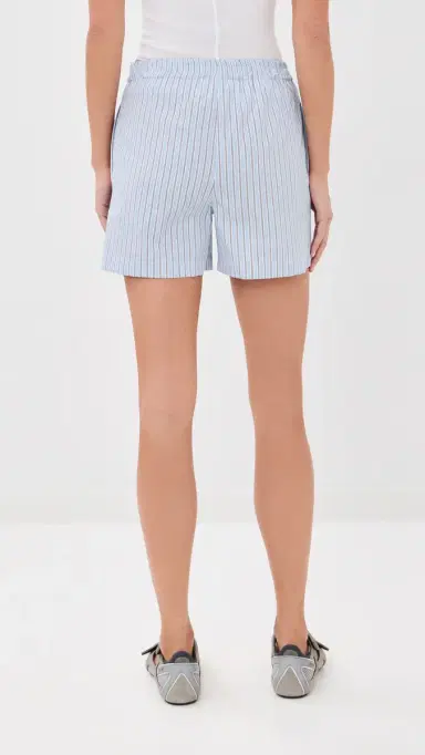 The Attico Stripe Shorts Light Blue/White 36 | Thumbnail 4