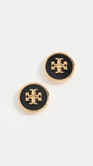 Tory Burch Icon Enamel Stud Earrings | Thumbnail 2