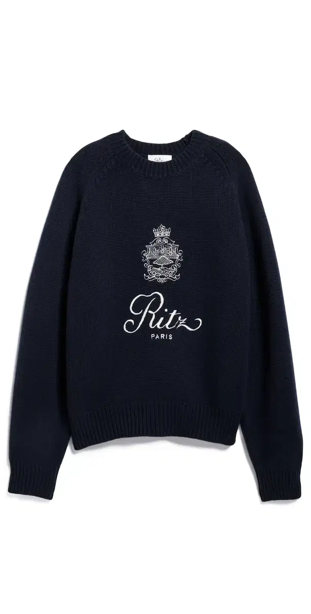 FRAME Ritz Unisex Cashmere Sweater Navy