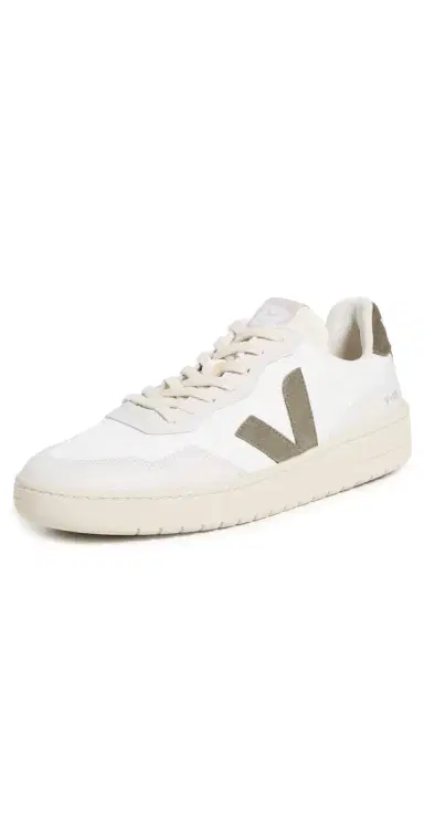 Veja V-90 B-Mesh Sneakers White/Khaki | Thumbnail 1