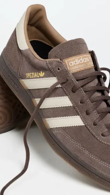 Adidas Handball Spezial Sneakers Earth Strata/Wonder White/Gum 5 7 | Thumbnail 4