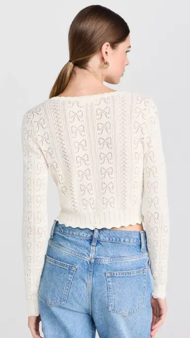 LoveShackFancy Petra Cardigan | Thumbnail 3