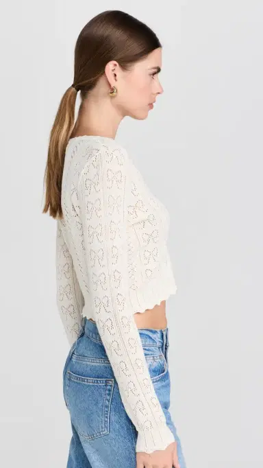 LoveShackFancy Petra Cardigan | Thumbnail 4