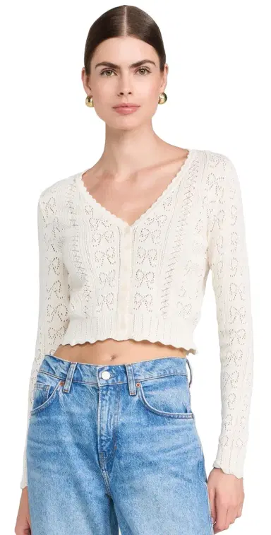 LoveShackFancy Petra Cardigan | Thumbnail 1