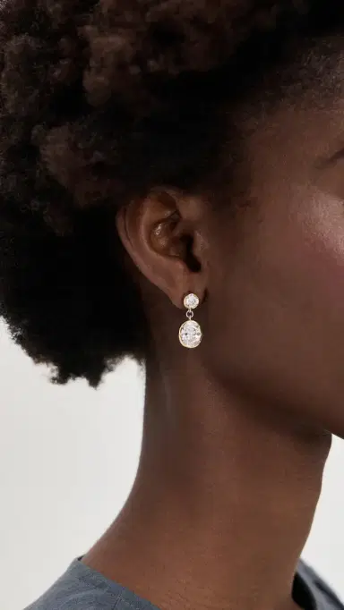 Luv Aj The Marais Drop Studs Silver One Size | Thumbnail 3 Luv Aj The Marais Drop Studs Silver One Size | Thumbnail 3