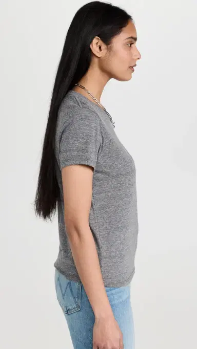 Mother The Lil Goodie Goodie T-Shirt Heather Grey | Thumbnail 4
